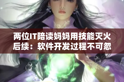 兩位IT陪讀媽媽用技能滅火后續(xù)：軟件開發(fā)過程不可忽視的安全措施