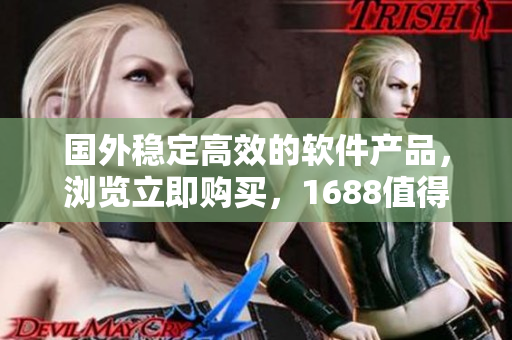國外穩(wěn)定高效的軟件產(chǎn)品，瀏覽立即購買，1688值得信賴！