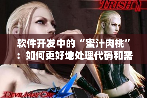 軟件開(kāi)發(fā)中的“蜜汁肉桃”：如何更好地處理代碼和需求之間的關(guān)系？