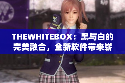 THEWHITEBOX：黑與白的完美融合，全新軟件帶來(lái)嶄新用戶體驗(yàn)