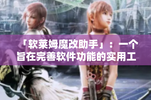「軟萊姆魔改助手」：一個旨在完善軟件功能的實用工具