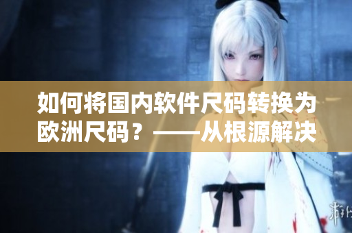 如何將國內(nèi)軟件尺碼轉(zhuǎn)換為歐洲尺碼？——從根源解決軟件兼容問題！