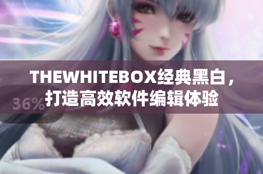 THEWHITEBOX經(jīng)典黑白，打造高效軟件編輯體驗