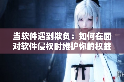 當軟件遇到欺負：如何在面對軟件侵權時維護你的權益？