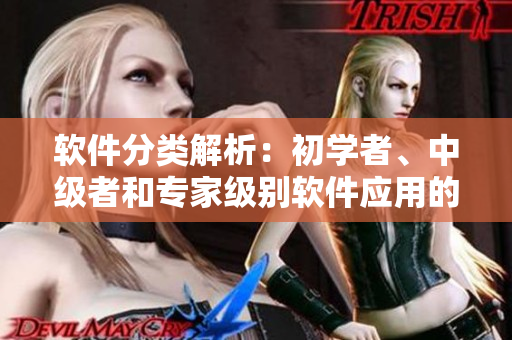 軟件分類解析：初學(xué)者、中級(jí)者和專家級(jí)別軟件應(yīng)用的區(qū)別分析