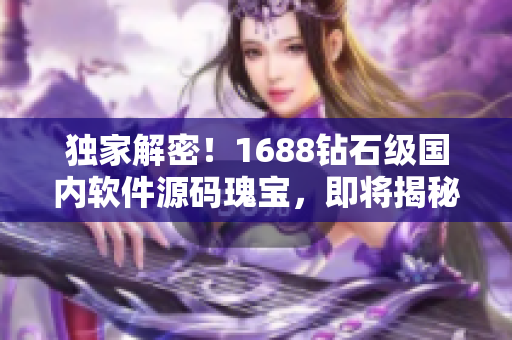 獨(dú)家解密！1688鉆石級(jí)國(guó)內(nèi)軟件源碼瑰寶，即將揭秘！