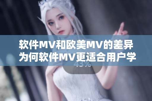 軟件MV和歐美MV的差異 為何軟件MV更適合用戶學(xué)習(xí)與使用？