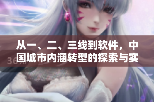 從一、二、三線到軟件，中國城市內(nèi)涵轉(zhuǎn)型的探索與實(shí)踐