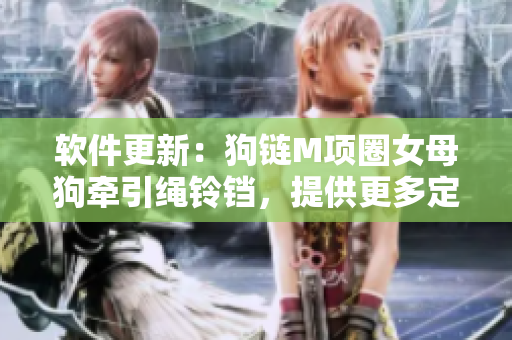 軟件更新：狗鏈M項(xiàng)圈女母狗牽引繩鈴鐺，提供更多定制化選項(xiàng)