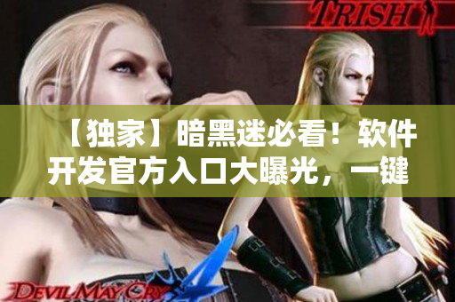 【獨家】暗黑迷必看！軟件開發(fā)官方入口大曝光，一鍵下載便捷快速