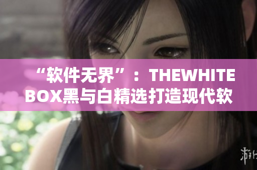 “軟件無(wú)界”：THEWHITEBOX黑與白精選打造現(xiàn)代軟件風(fēng)向標(biāo)