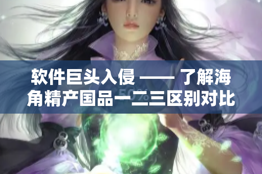 軟件巨頭入侵 —— 了解海角精產(chǎn)國(guó)品一二三區(qū)別對(duì)比