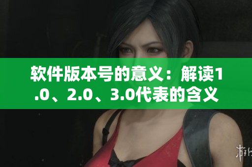 軟件版本號的意義：解讀1.0、2.0、3.0代表的含義