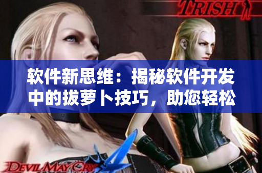 軟件新思維：揭秘軟件開(kāi)發(fā)中的拔蘿卜技巧，助您輕松實(shí)現(xiàn)豆?jié){流暢運(yùn)行