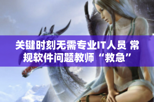 關(guān)鍵時(shí)刻無(wú)需專業(yè)IT人員 常規(guī)軟件問(wèn)題教師“救急”