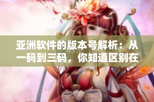 亞洲軟件的版本號解析：從一碼到三碼，你知道區(qū)別在哪兒嗎？