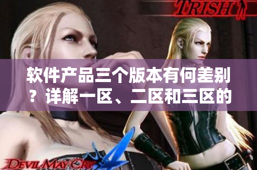 軟件產(chǎn)品三個版本有何差別？詳解一區(qū)、二區(qū)和三區(qū)的區(qū)別