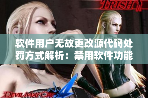軟件用戶無(wú)故更改源代碼處罰方式解析：禁用軟件功能并限制計(jì)算機(jī)訪問(wèn)