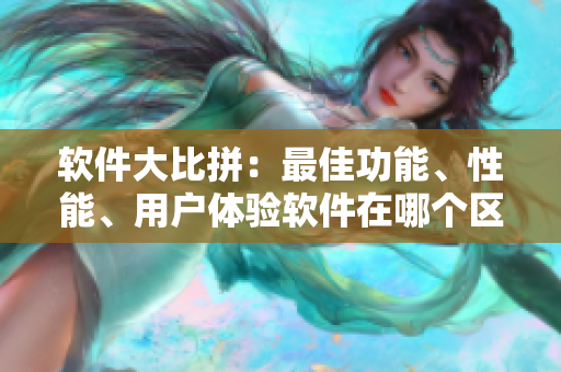 軟件大比拼：最佳功能、性能、用戶體驗軟件在哪個區(qū)？
