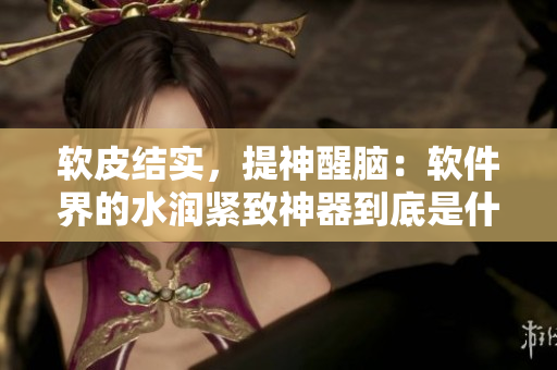 軟皮結(jié)實(shí)，提神醒腦：軟件界的水潤(rùn)緊致神器到底是什么？