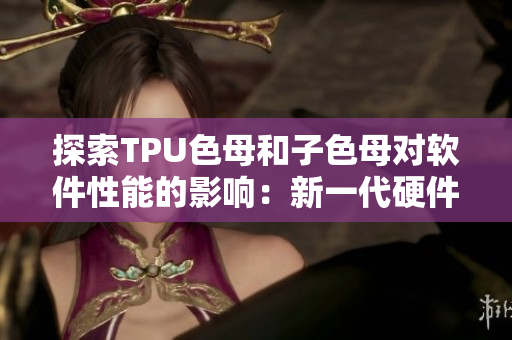 探索TPU色母和子色母對(duì)軟件性能的影響：新一代硬件與軟件協(xié)同創(chuàng)新