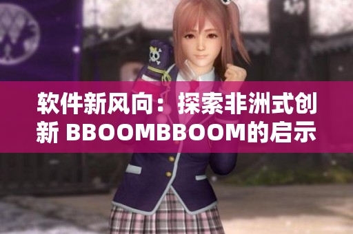 軟件新風(fēng)向：探索非洲式創(chuàng)新 BBOOMBBOOM的啟示