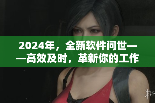 2024年，全新軟件問世——高效及時，革新你的工作方式！