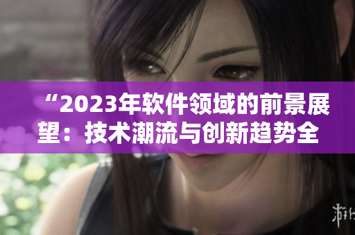 “2023年軟件領(lǐng)域的前景展望：技術(shù)潮流與創(chuàng)新趨勢全面解析”