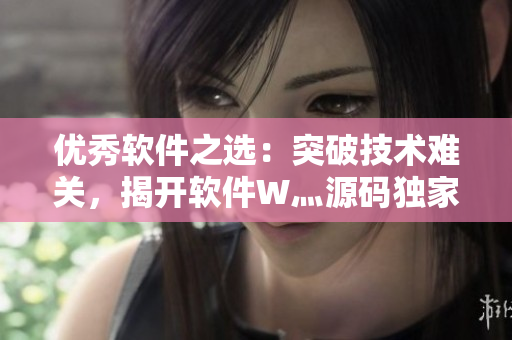 優(yōu)秀軟件之選：突破技術(shù)難關(guān)，揭開(kāi)軟件W灬源碼獨(dú)家解析