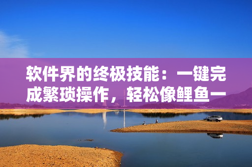 軟件界的終極技能：一鍵完成繁瑣操作，輕松像鯉魚一樣喝水