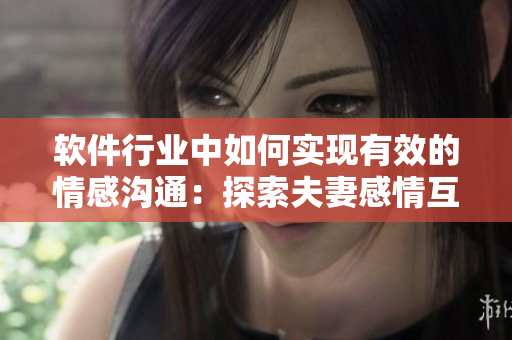 軟件行業(yè)中如何實(shí)現(xiàn)有效的情感溝通：探索夫妻感情互動(dòng)的啟示