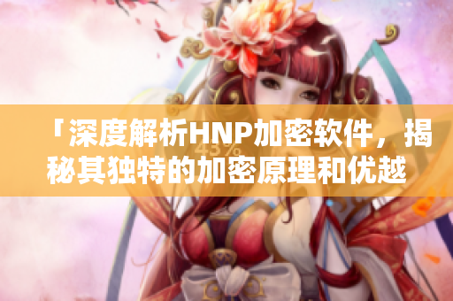 「深度解析HNP加密軟件，揭秘其獨特的加密原理和優(yōu)越性能」