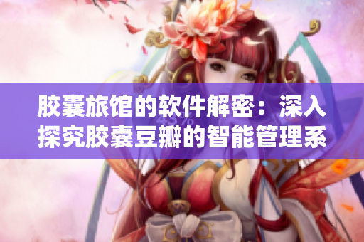 膠囊旅館的軟件解密：深入探究膠囊豆瓣的智能管理系統(tǒng)