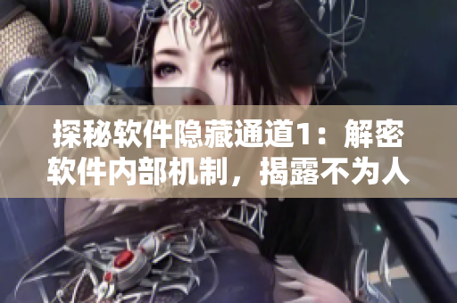 探秘軟件隱藏通道1：解密軟件內(nèi)部機(jī)制，揭露不為人知的故事